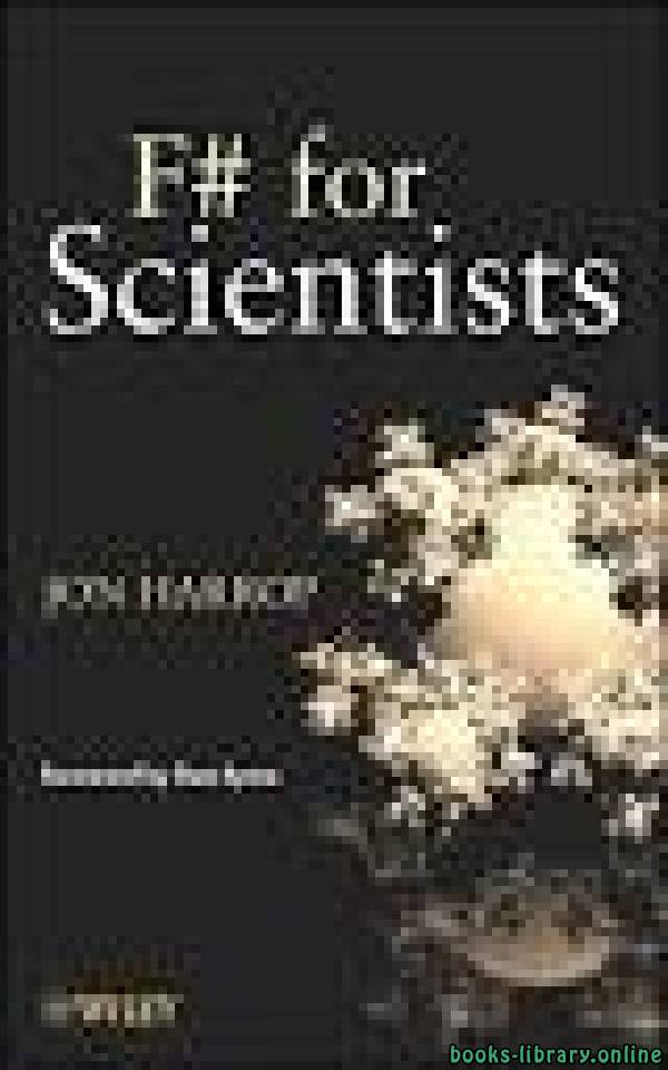 ❞ كتاب F# for Scientists  ❝  ⏤ جون هاروب