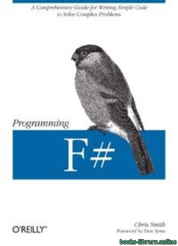 ❞ كتاب Programming F# 3.0 ❝  ⏤ كريس سميث