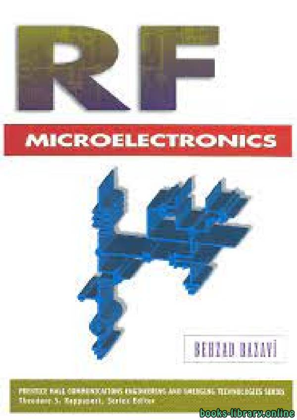 Rf Microelectronics 1st Edition