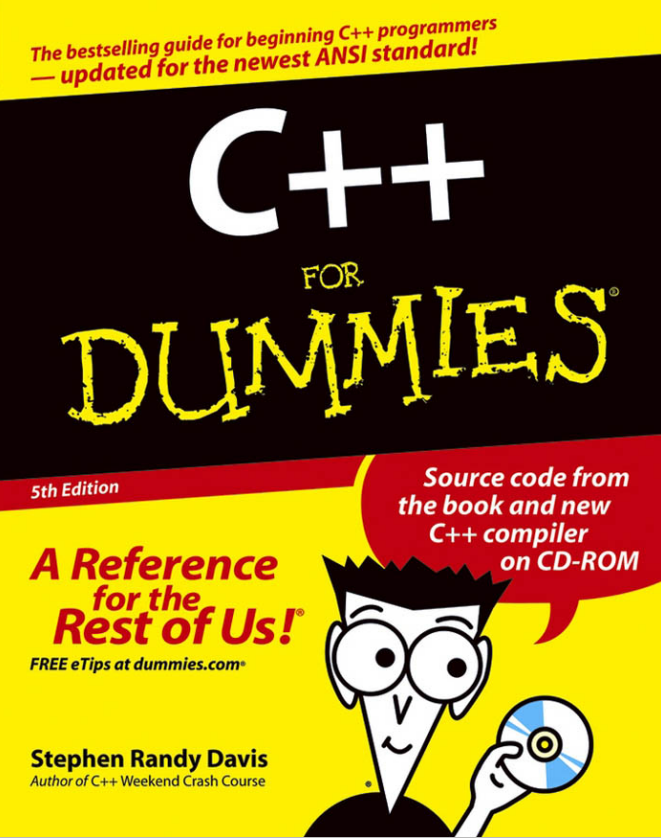 ❞ كتاب C++ For Dummies ❝  ⏤ Stephen R. Davis