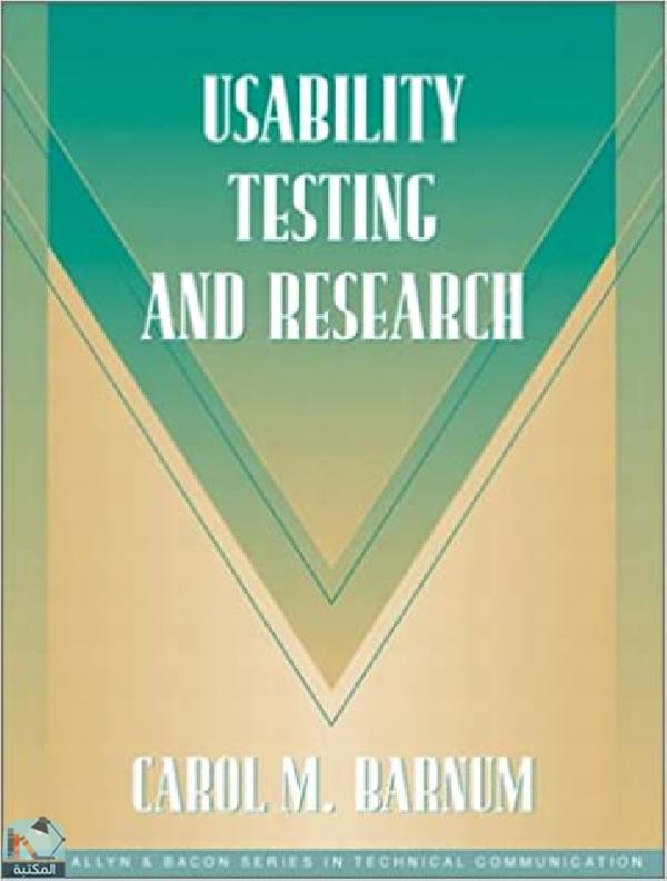 ❞ كتاب Usability Testing and Research ❝  ⏤ كارول بارنوم