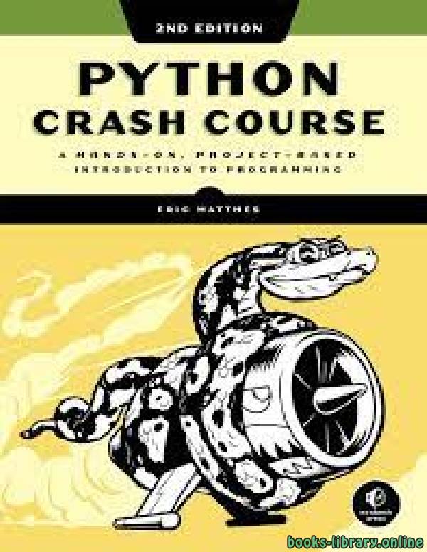 ❞ كتاب Python Crash Course, 2nd Edition ❝  ⏤ إيريك ماتيس