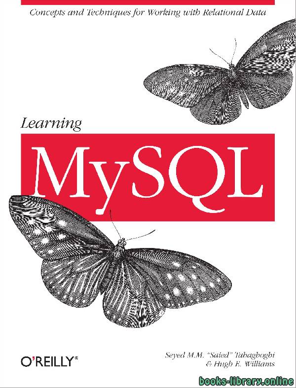 ❞ كتاب Learning MySQL ❝  ⏤ سيد محمد طهاقوقي