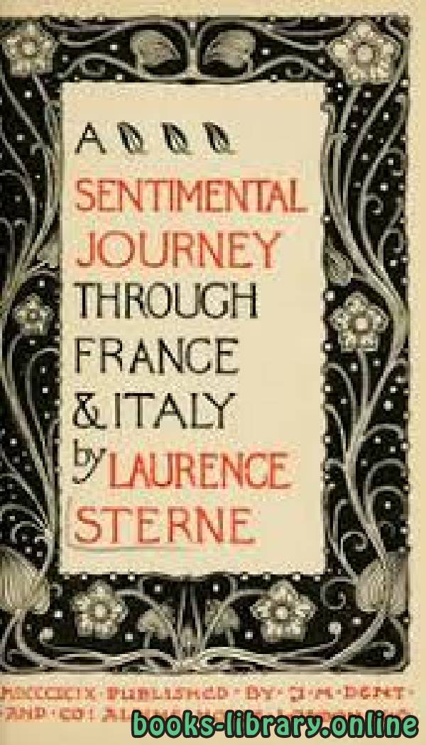 A Sentimental Journey Through France and Italy 