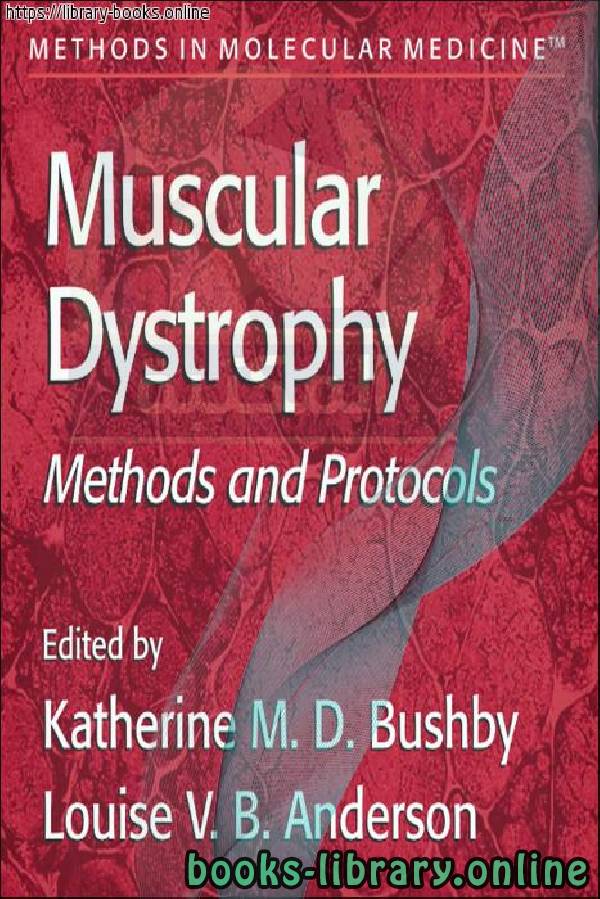 Muscular Dystrophy. Methods and Protocols-Humana Press