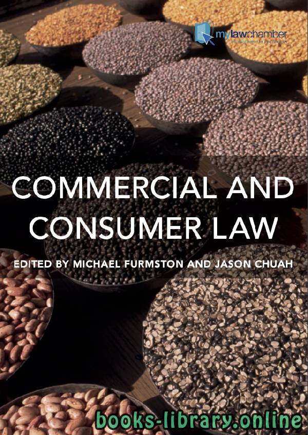 ❞ كتاب Commercial and Consumer Law ❝  ⏤ مايكل فورمستون وجيسون شواه