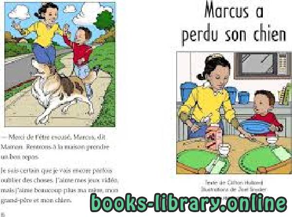 ❞ كتاب Marcus a perdu son chien ❝  ⏤ كاتب غير معروف