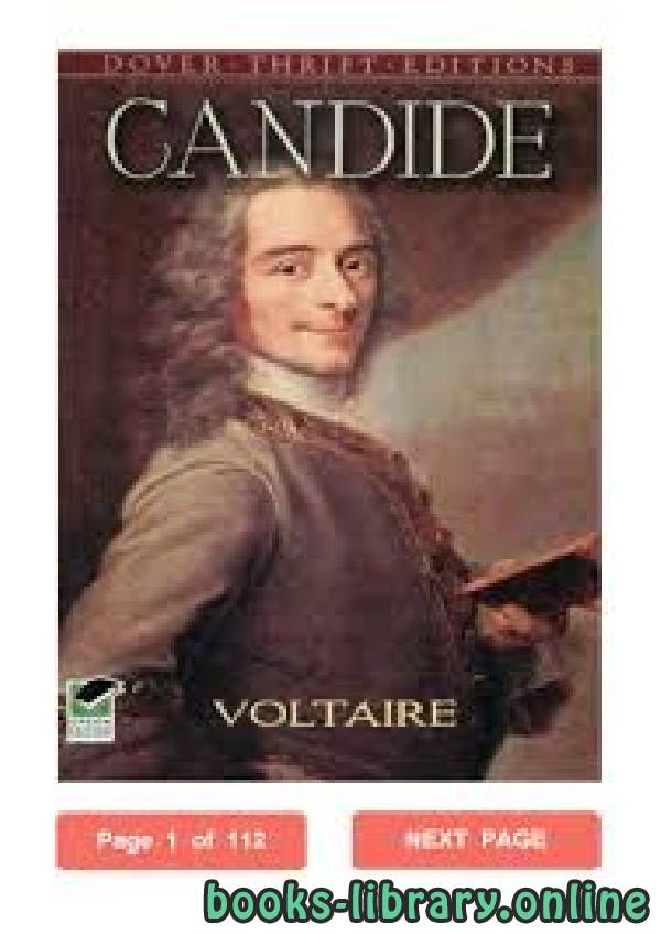 ❞ قصة Candide ❝  ⏤ Voltaire