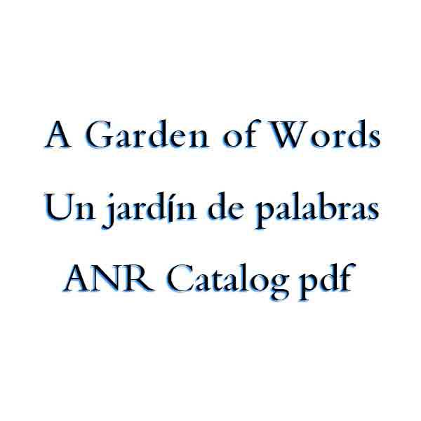 ❞ كتاب A Garden of Words / Un jardín de palabras - ANR Catalog ❝ 
