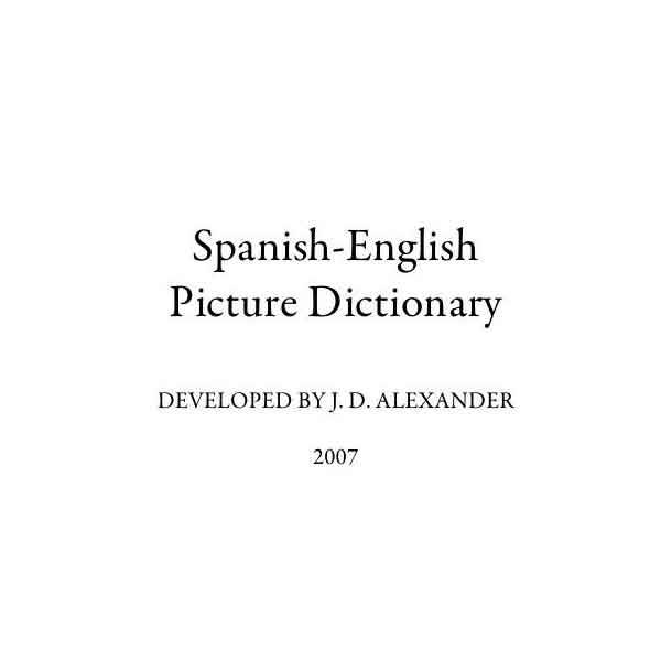 ❞ كتاب Spanish-English Picture Dictionary - Learn NC PDF ❝  ⏤ اليكسندر