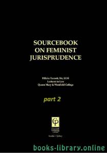 SOURCEBOOK ON FEMINIST JURISPRUDENCE part 2 text 17 