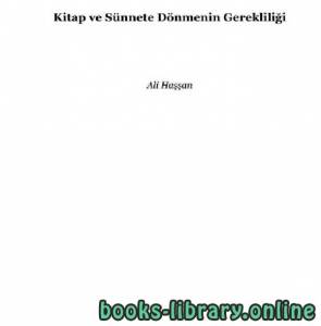 Kitap ve S uuml nnete D ouml nmenin Gerekliliği 