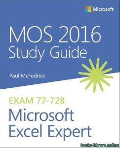 MOS 2016 Study Guide for Microsoft Excel Expert 